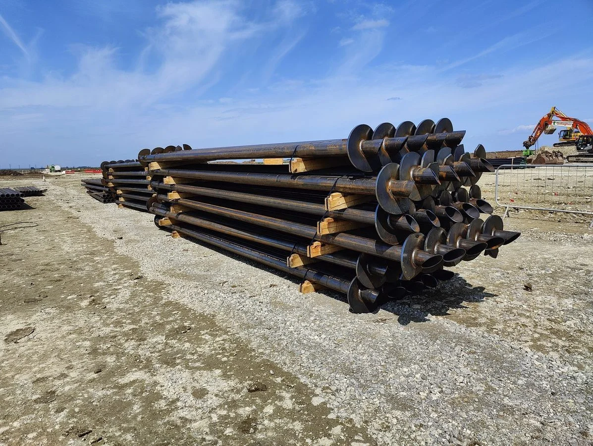 Helical Piles for Electricity and Telecom Infrastructure