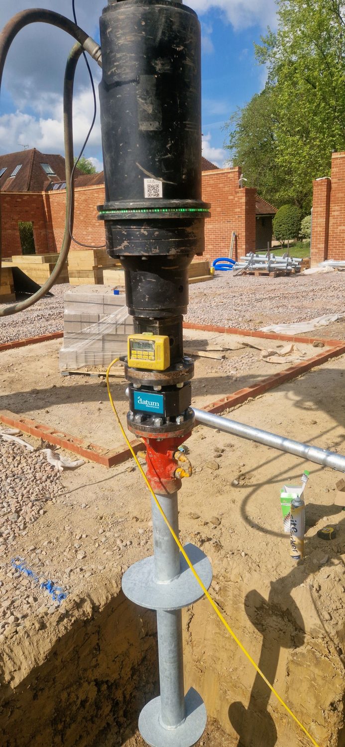 Walled Garden Screw Piles in Crawley