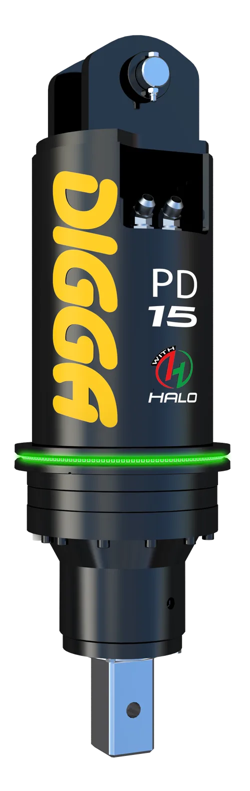Digga PDH15 auger drive with HALO monitoring